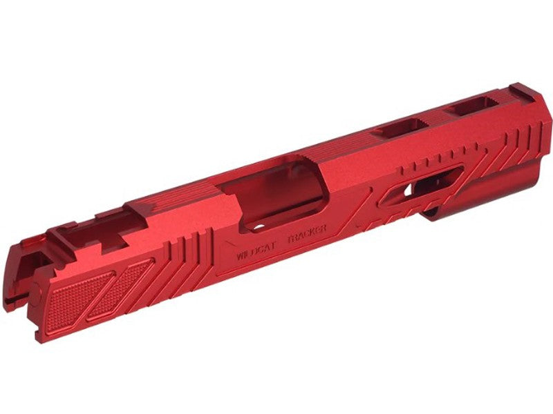 [5KU] CNC Aluminum WildCat [Slide For Marui Hi-Capa Airsoft - Red]