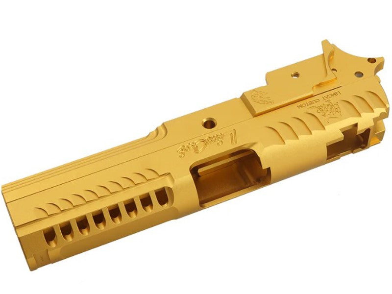 [5KU] CNC Aluminum [LimCat Custom 4.3 Kit For Marui Hi-Capa - Gold】
