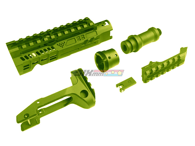 [5KU] Carbine Rifle Conversion Kit [M1913 Rail Adapter][For Action Army AAP-01 GBB Series][Type B][GR]