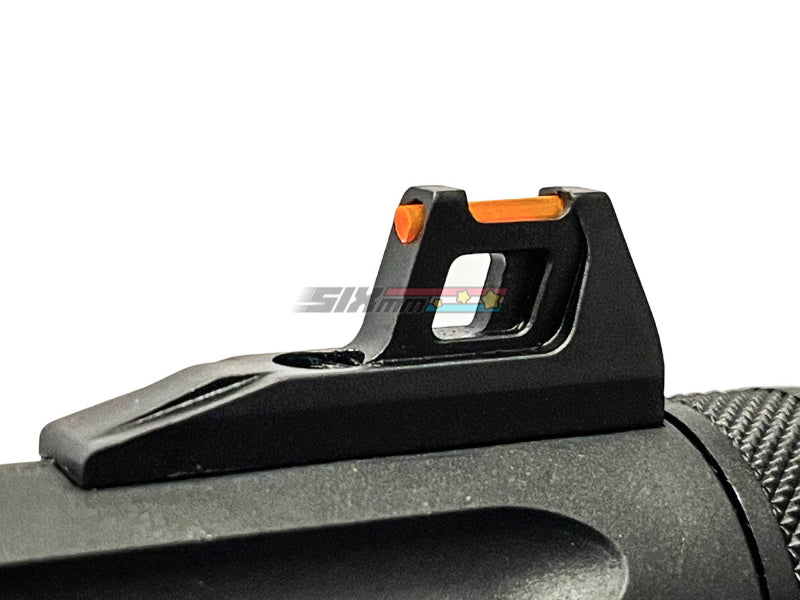 [5KU] Fiber Front and Rear Sight Ghost Ring Sight Set[For Action Army AAP-01 GBB Series][BLK]