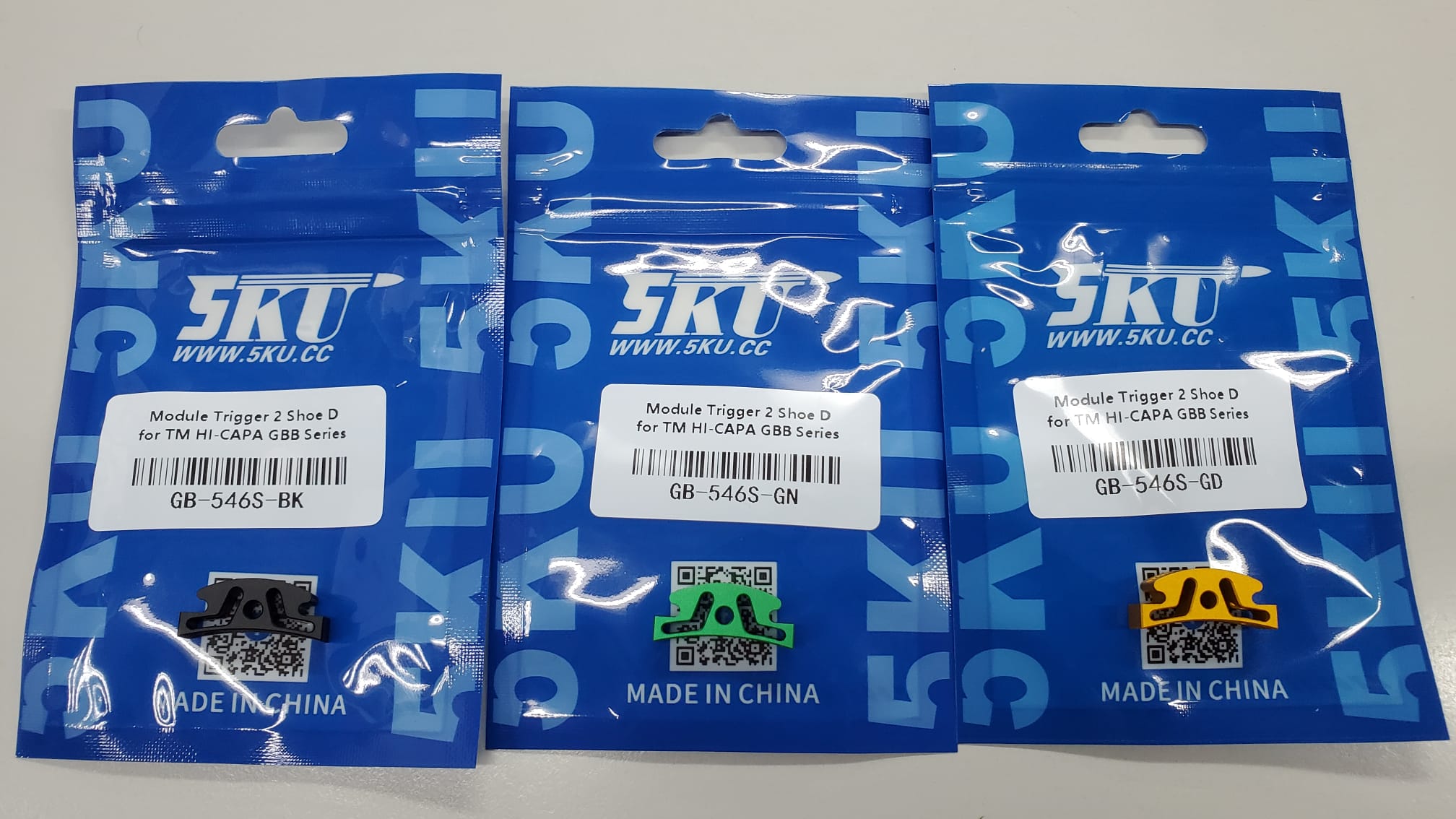 [5KU] Module Trigger 2 Shoe[Type D][For Tokyo Marui HI CAPA 5.1 4.3 GBB Series][BLK]