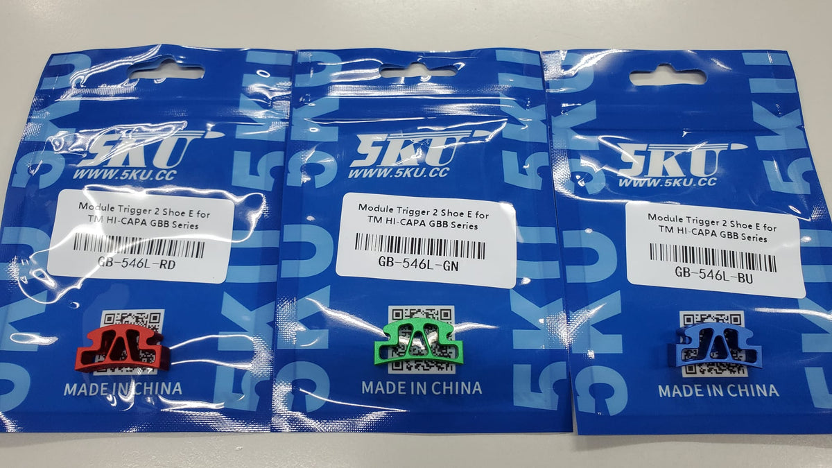[5KU] Module Trigger 2 Shoe[Type E][For Tokyo Marui HI CAPA 5.1 /4.3 GBB Series][GLD]