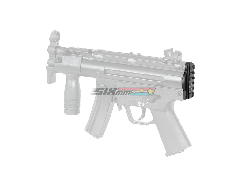 [5KU] Rail Picatinny M1913 Stock Adapter[For CYMA MP5K AEG Series][BLK]