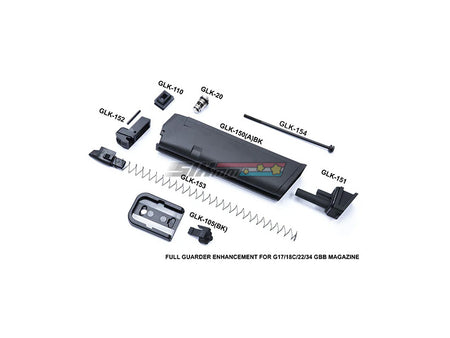 [Guarder] Aluminum Magazine Case [For MARUI G17/18C/22/34][.40][BLK]