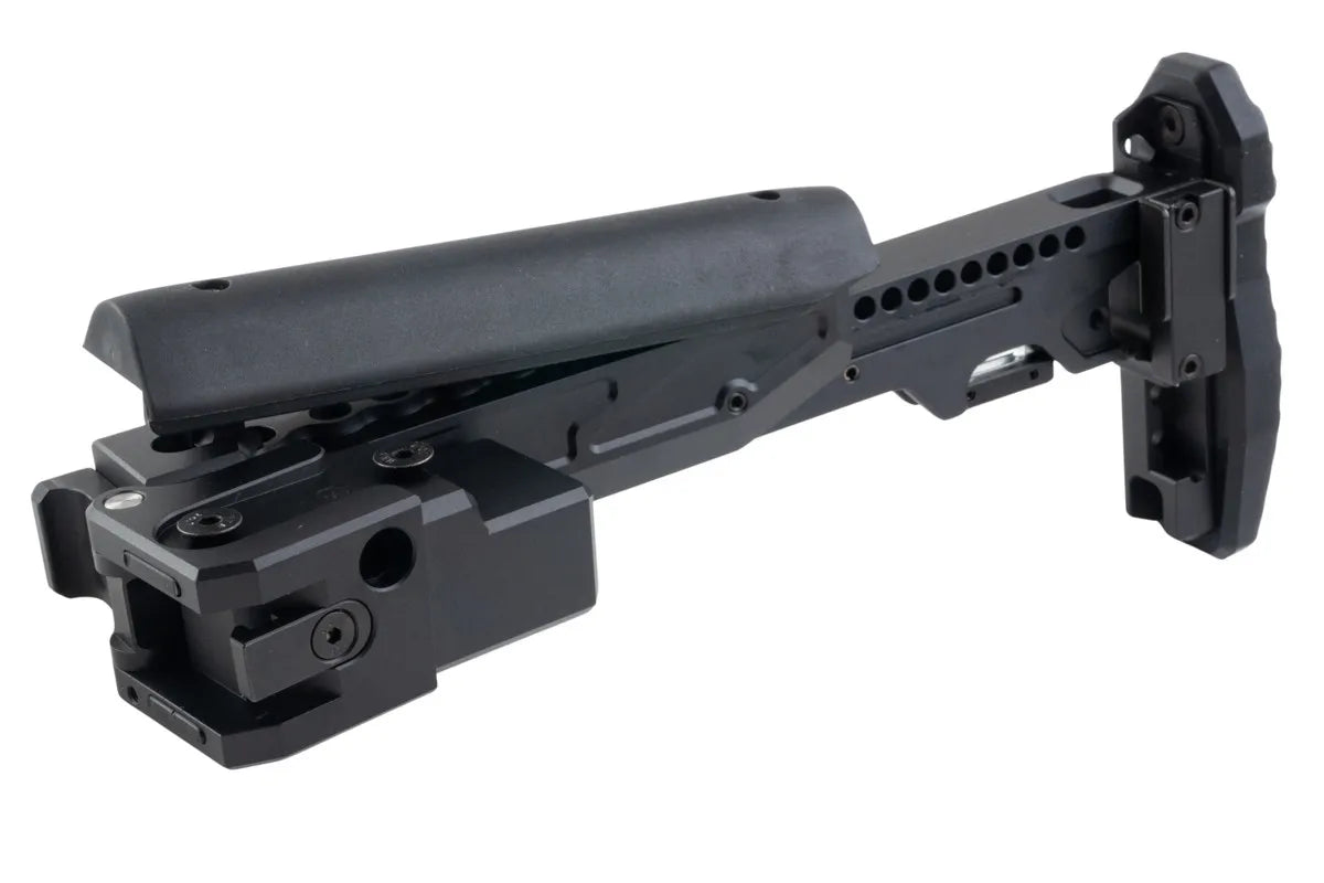 5KU KPYK Folding Telescopic Buttstock w/ Cheek Riser for GHK AKM V3 Airsoft GBBR
