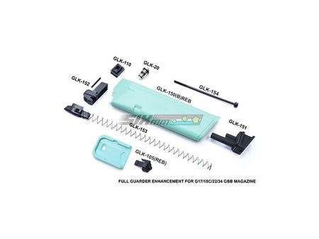 [Guarder] Aluminum Magazine Case [For MARUI G17/18C/22/34][.40][Robin Egg Blue]