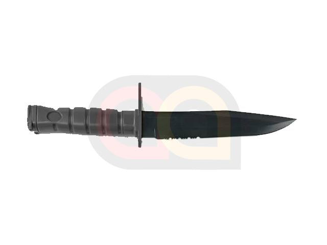 [CYMA] M10 Dummy BAYONET Rubber Knife with Sheath[BLK]