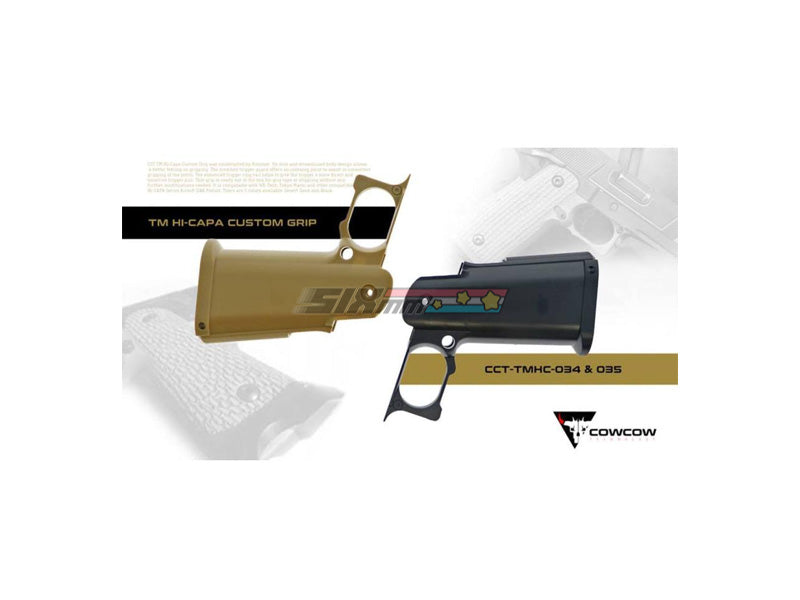 [COWCOW Technology] Nylon Plastuic custom Grip[For Tokyo Marui HI-CAPA GBB Series][Tan]