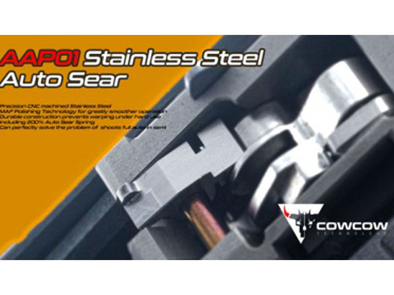 [COWCOW Technology] Stainless Steel Auto Sear[For Action Army AAP-01 GBB Series][V2]