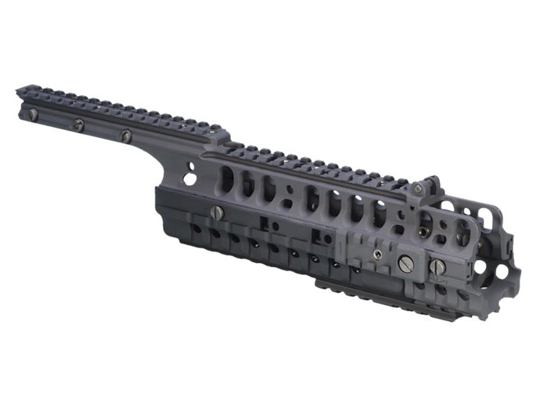 ARES M4-SIR HANDGUARD LONG ブラック ARES] ARMS Style #58M Mid-Length SIR Handguard[For Tokyo Marui M4