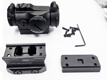 [Ace 1 Arms] T2 Pro Reddot/IR Sight with DD high Mount[BLK]
