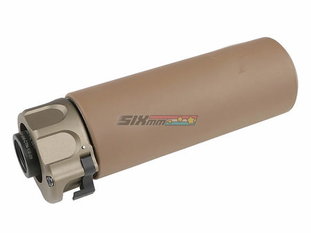 [Airsoft Artisan] SF Style 127mm Socom Silencer W/ 4 Prong Flash Hider[DE]