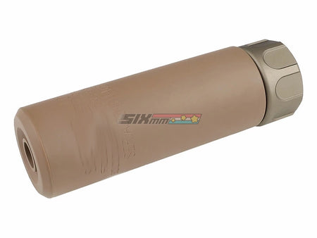 [Airsoft Artisan] SF Style 127mm Socom Silencer W/ 4 Prong Flash Hider[DE]