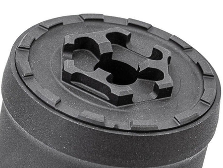 [Airsoft Artisan] SGI-6 Style Dummy Silencer W/ 3 Prong Flash Hider[BLK]