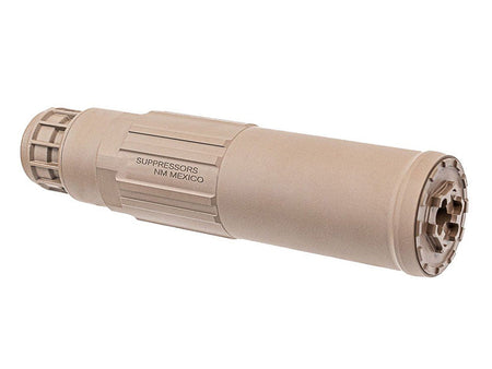 [Airsoft Artisan] SGI-6 Style Dummy Silencer W/ 3 Prong Flash Hider[FDE]