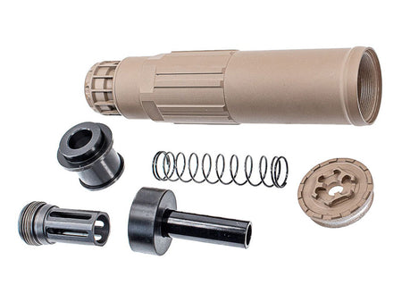 [Airsoft Artisan] SGI-6 Style Dummy Silencer W/ 3 Prong Flash Hider[FDE]