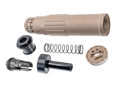 [Airsoft Artisan] SGI-6 Style Dummy Silencer W/ Flash Hider[FDE][Type A]