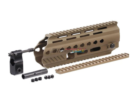 [Angry Gun] L85A3 Conversion Kit [For ICS AEG Version, w/ Rail System, Top Rail, Gas Block & Gas Piston]