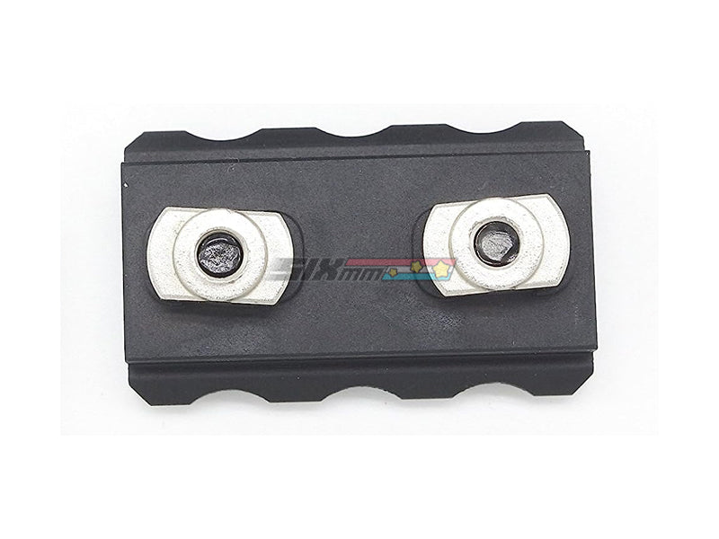 [Army Force] Aluminium 3 Slots Picatinny Rail [For M-LOK System][BLK]