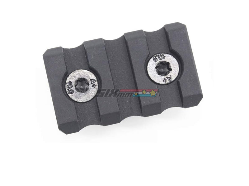 [Army Force] Aluminium 3 Slots Picatinny Rail [For M-LOK System][BLK]