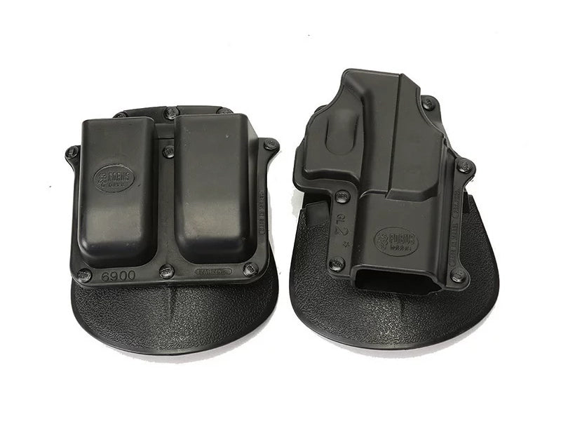 [Army Force] FBUS GL2 Model 17/19 RH Pistol and Mag Pouch[BLK]
