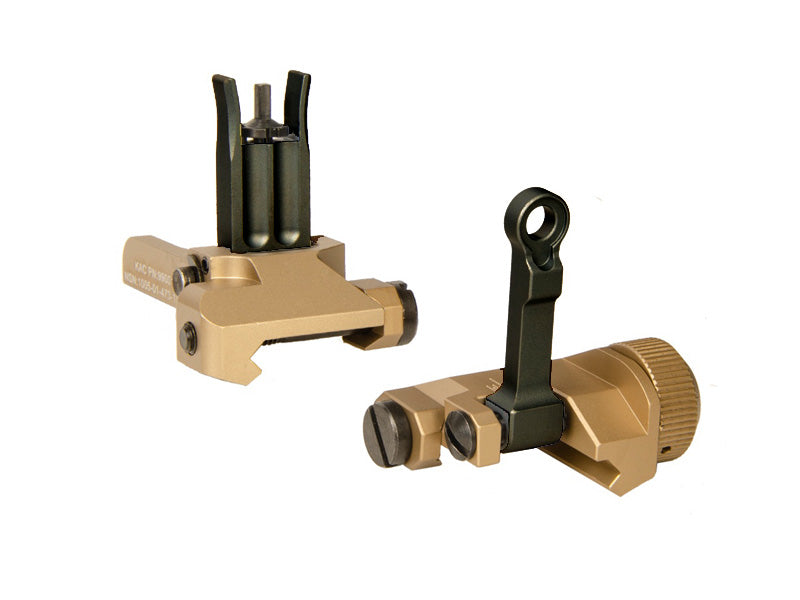 [Army Force] KAC Style 300M Metal Front and Rear Sight Set[For MK18 MOD 1 AEG/GBB Serie][DE]