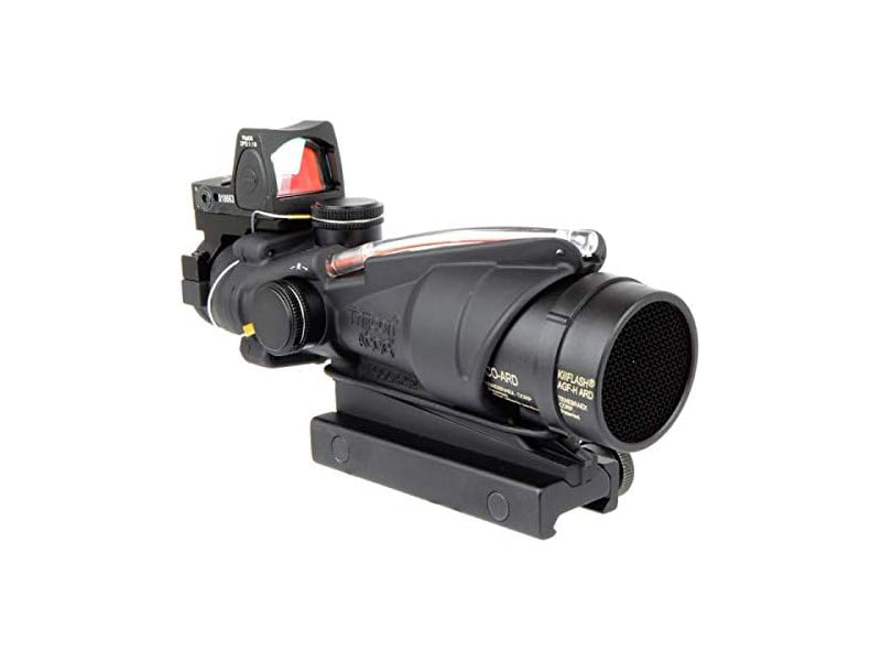 [Arrow Optics] TA31 RCO 4X 32 Fiber Illuminated Red Crosshair ACOG Magnifier Scope W/ RMR[Embossed Logo]