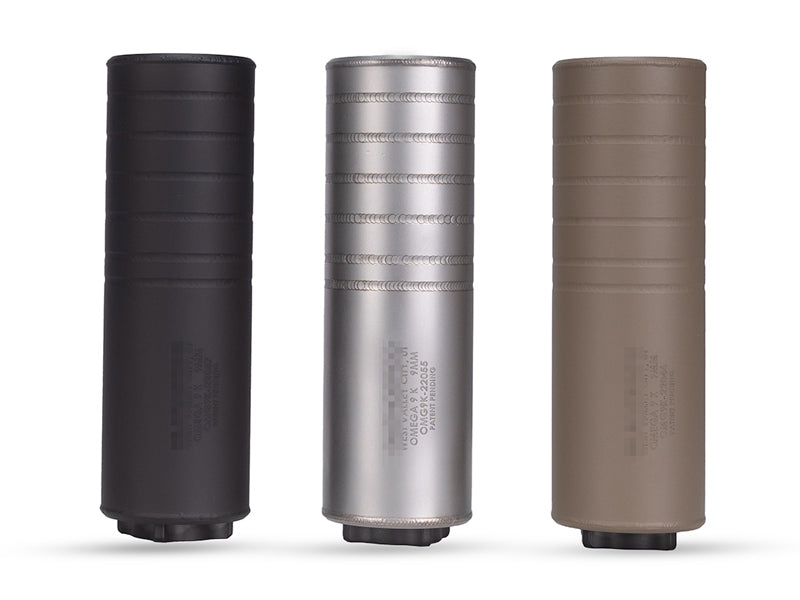 [BCSW] SC Style OMEGA 9K Dummy Silencer[W/ Welded Finishing][PVD Ver.][BLK]