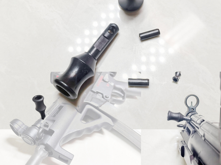 [Bow Master] CNC Steel Extended Charging Handle[For Umarex VFC MP5 GBB Series][Type C]