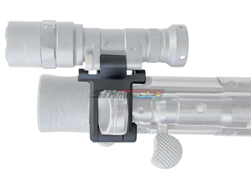 [Bow Master] MP5 Offset Flashlight Mount Set[For VFC MP5 / MPK AEG / GBB Series][BLK]