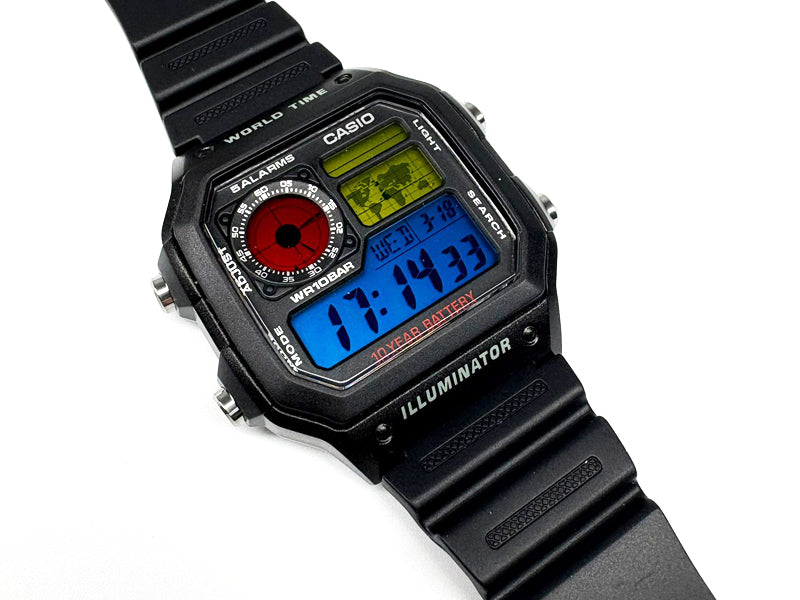 [CASIO X MadDog] AE-1200WH-1AV Casio Royale [Military Choice][RGB Display]