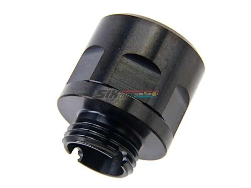 [COWCOW Technology] A01 Stainless Steel Silencer Adapter[11mm CW to 14mm CCW][BLK]