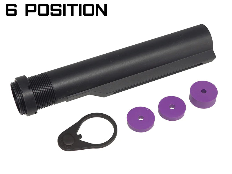 [CYMA] CGS 6 Position Buffer Tube W/ Sling Plate Set[Mil-Spec Ver.][For Tokyo Marui M4 MWS Series]