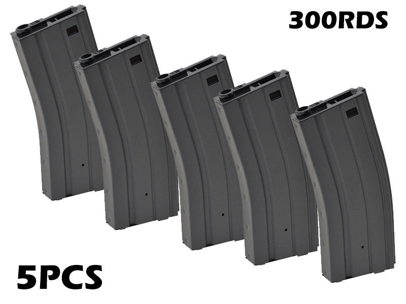 [CYMA] M4 HI-CAP METAL MAGAZINE [300rds] [5pcs/Set]