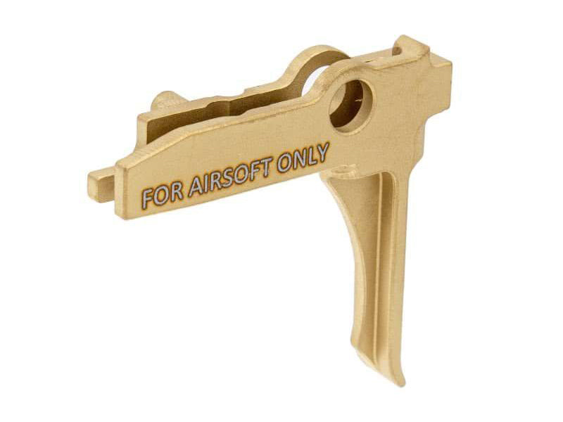 [C&C Tac] AT* Flat Style Trigger [For Marui TM MWS GBB Series][GLD]