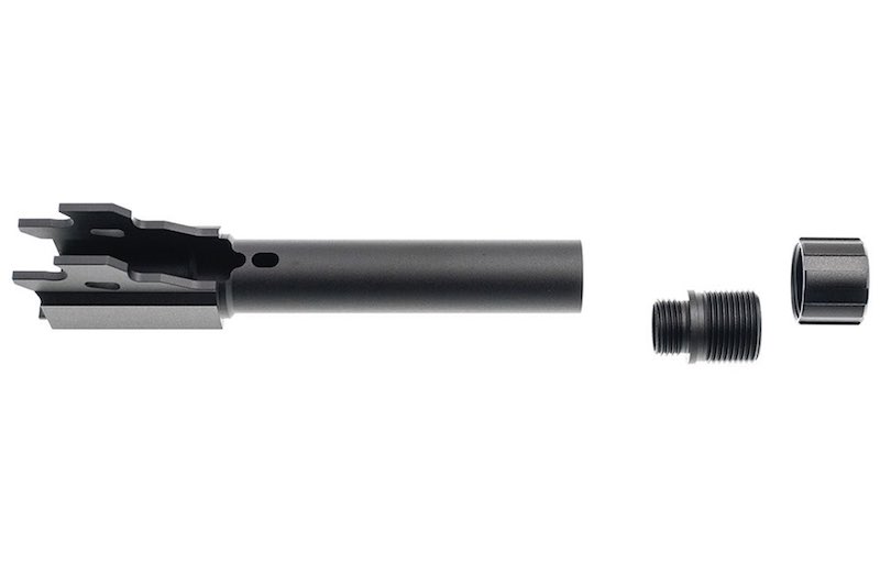 [C&C Tac] Airsoft GBB Threaded Outer Barrel[For SIG AIR M18 GBB Series][BLK]