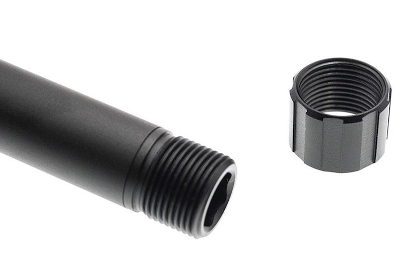 [C&C Tac] Airsoft GBB Threaded Outer Barrel[For SIG AIR M18 GBB Series][BLK]