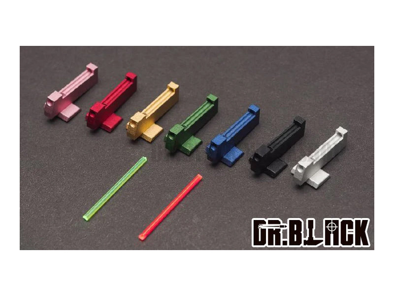 [Dr. Black] Aluminum Fiber Optic Front Sight [For Tokyo Marui HI CAPA GBB Series][PU]