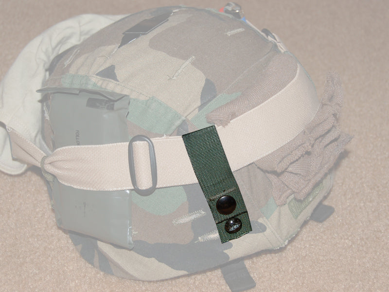 [Combat Gear] Tactical Helmet Universal Goggle Retention Straps [OD]