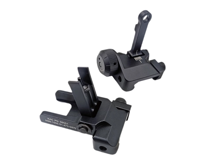 [GG] KAC Style 300M Metal Front and Rear Sight Set[For MK18 MOD 1 AEG/GBB Serie]