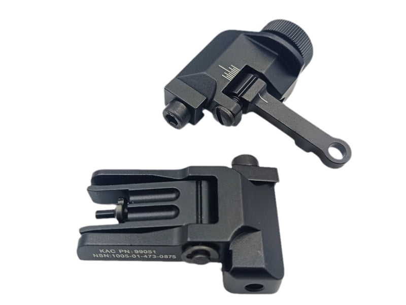 [GG] KAC Style 300M Metal Front and Rear Sight Set[For MK18 MOD 1 AEG/GBB Serie]