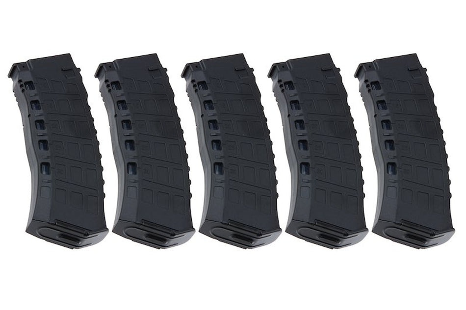 [Arcturus] AK12 Airsoft Mid-Cap AEG Magazine[For Airsoft AK AEG Series][30/135rds][BLK]
