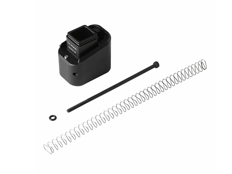 [EMG] TTI Licensed G19 Functional Magazine Extension Pad[Enhanced the Gas Capacity][BLK]