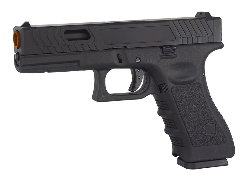 [E&C] Airsoft Combat Master G17 GBB Pistol[Tokyo Marui Based][BLK Barrel]