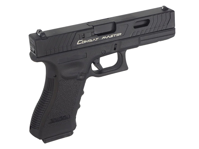 [E&C] Airsoft Combat Master G17 GBB Pistol[Tokyo Marui Based][BLK Barrel]