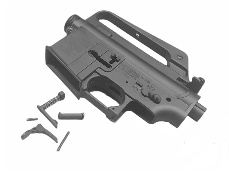 [E&C] Complete COLD M16A1 Airsoft AEG Metal Body[For Tokyo Marui V2 Gearbox][GY]