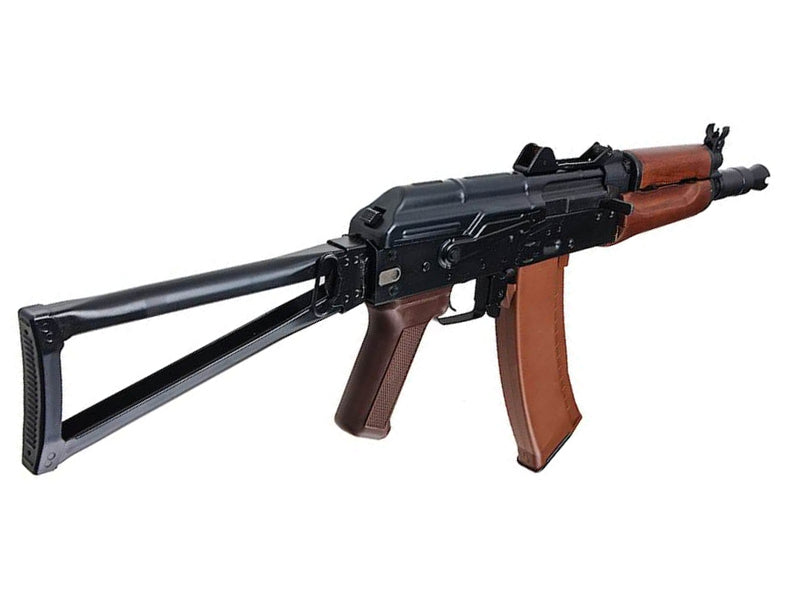 [E&L][EL-A104S] AKS74U Airsoft AEG Rifle[Real Wood Furniture][BLK]