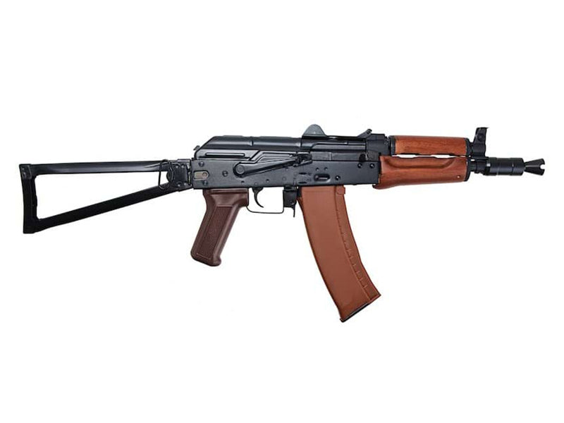 [E&L][EL-A104S] AKS74U Airsoft AEG Rifle[Real Wood Furniture][BLK]