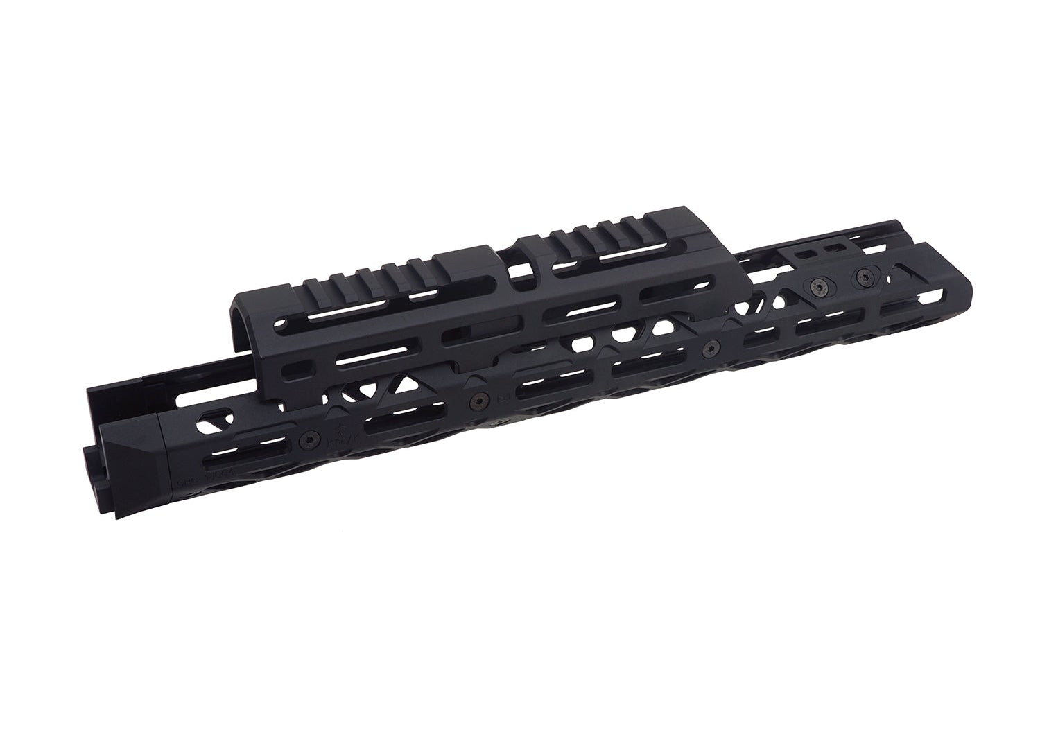 [5KU] Complete KPYK Upper & Lower Long Handguard[For GHK / VFC AK GBB Series][BLK]