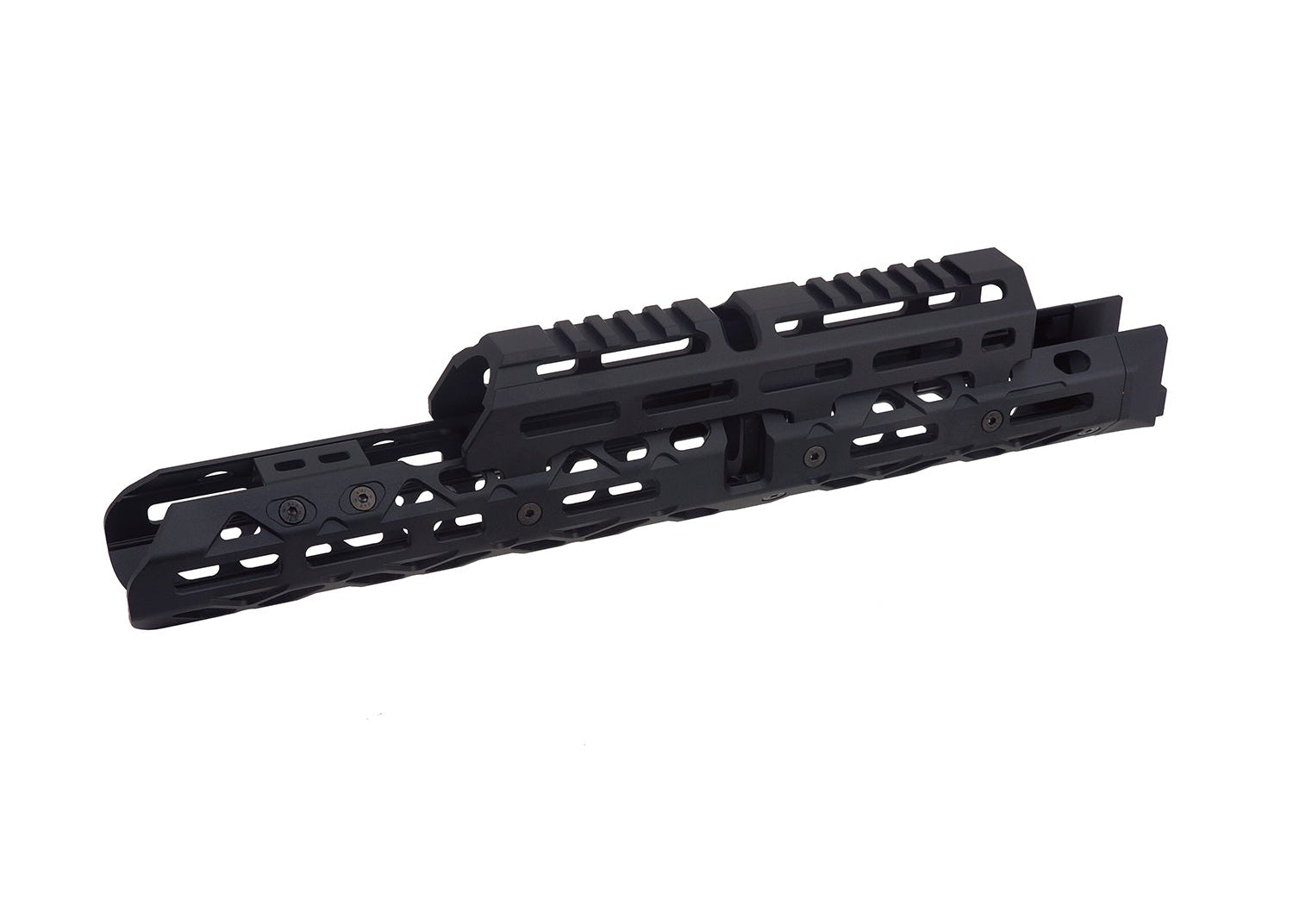 [5KU] Complete KPYK Upper & Lower Long Handguard[For GHK / VFC AK GBB Series][BLK]